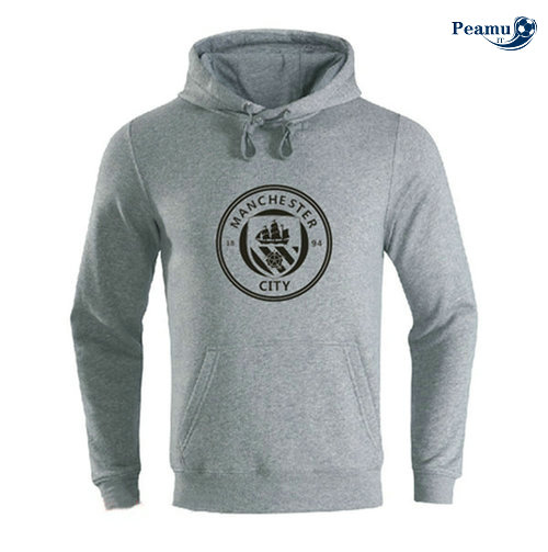 Giacca Con Cappuccio Manchester City Grigio 2019-2020