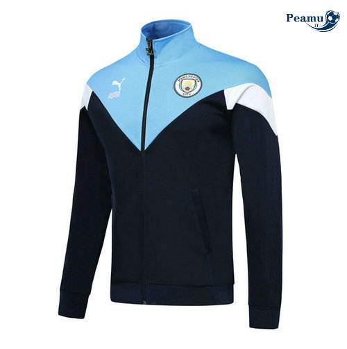 Giacca Calcio Manchester City Azzurro/Blu navy 2019-2020