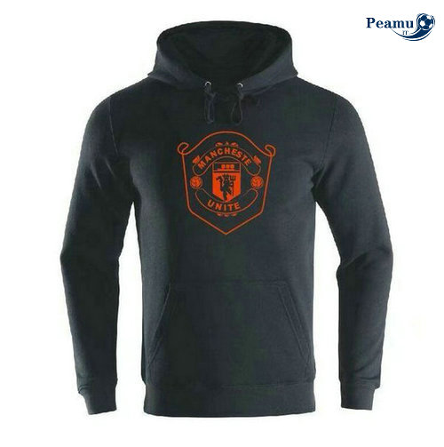 Giacca Con Cappuccio Nero Manchester United 2019-2020