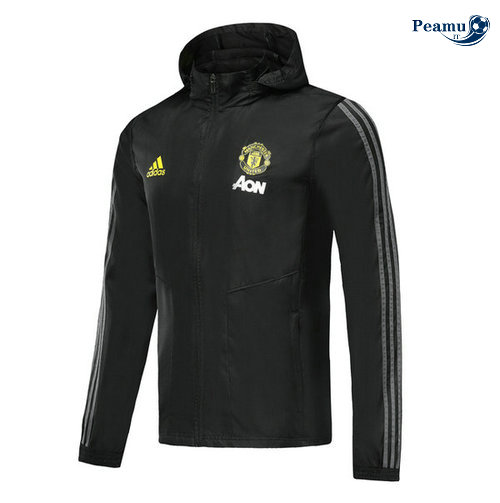 Giacca A Vento Nero Manchester United 2019-2020