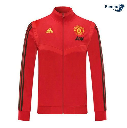 Giacca Calcio Manchester United Rosso/Nero 2019-2020