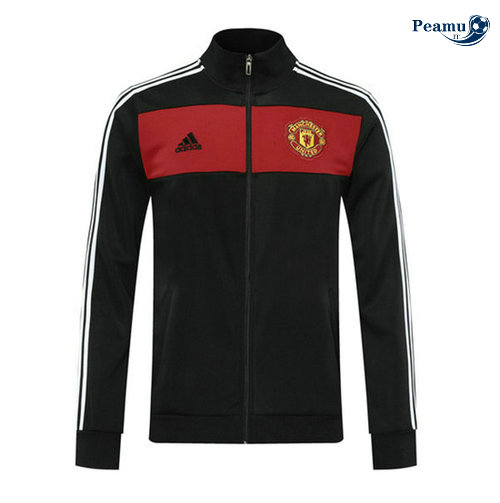 Giacca Calcio Manchester United Nero/Rosso 2020-2021