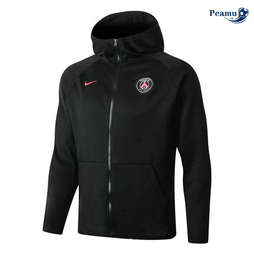 Giacca Con Cappuccio Nero PSG 2019-2020 M106