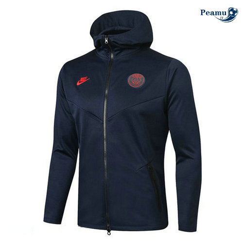 Giacca Con Cappuccio PSG Blu navy 2019-2020