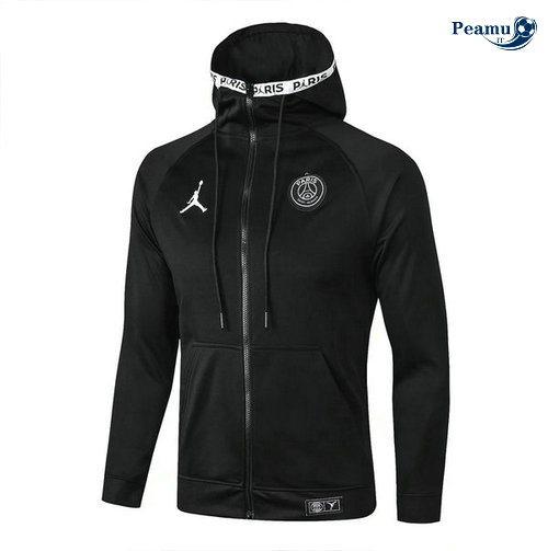 Giacca Con Cappuccio Nero PSG 2019-2020 M107