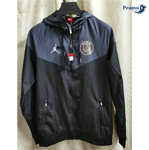 Giacca A Vento PSG Grigio/Nero 2019-2020