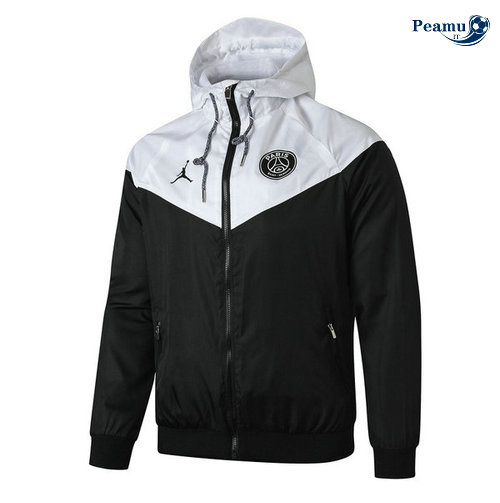 Giacca A Vento PSG Nero/Bianco 2019-2020