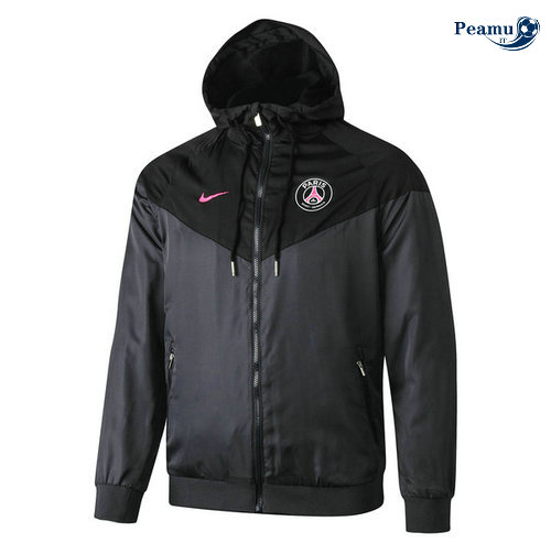 Giacca A Vento Nero PSG 2019-2020