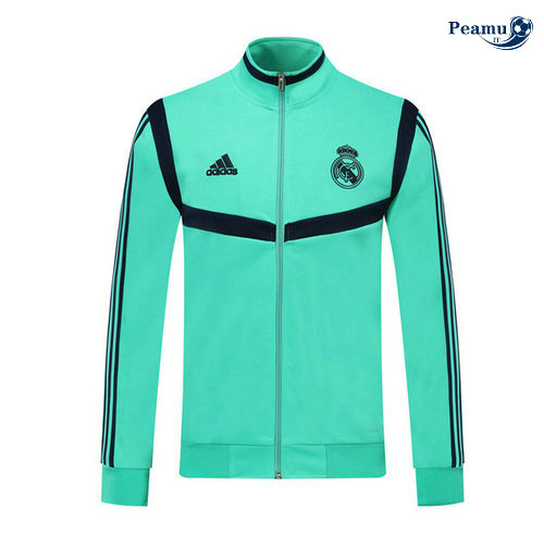 Giacca Calcio Real Madrid Verde/Azzurro 2019-2020