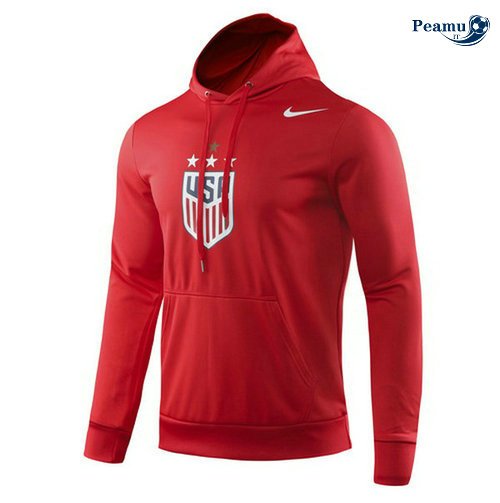 Giacca Con Cappuccio Stati Uniti Rosso 2019-2020