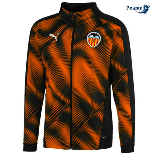 Giacca Calcio Valencia Nero Giallo 2019-2020