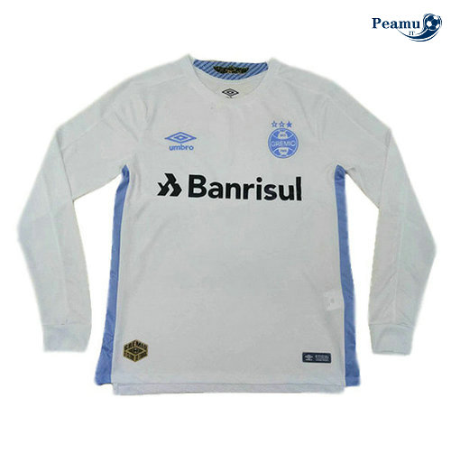 Maglia Calcio Grêmio Seconda Manica lunga Bianco 2019-2020