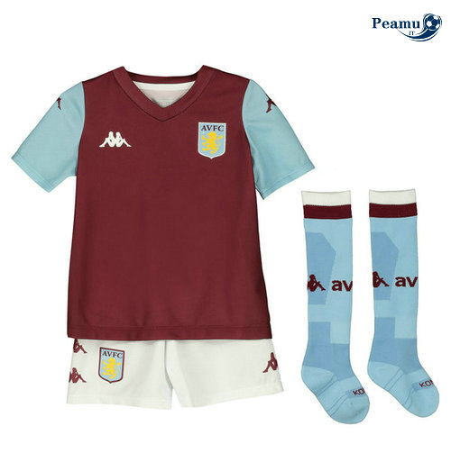 Maglia Calcio Aston Villa Bambino Prima 2019-2020