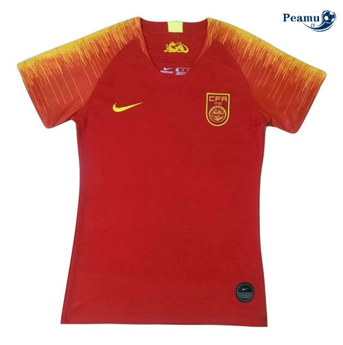 Maglia Calcio Cina Donna Prima Rosso 2019-2020