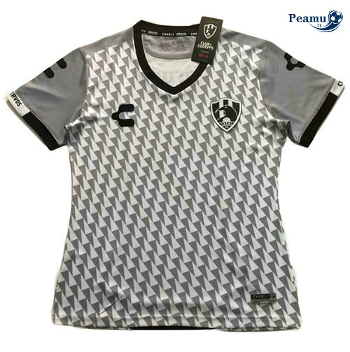 Maglia Calcio Club de Cuervos Donna Grigio 2019-2020