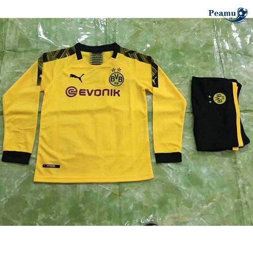 Maglia Calcio Borussia Dortmund Bambino Prima Manica lunga 2019-2020