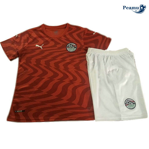 Maglia Calcio Egitto Bambino Prima Rosso 2019-2020