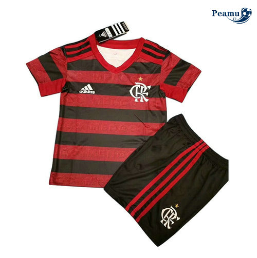 Maglia Calcio Flamengo Bambino Prima Rosso/Nero 2019-2020