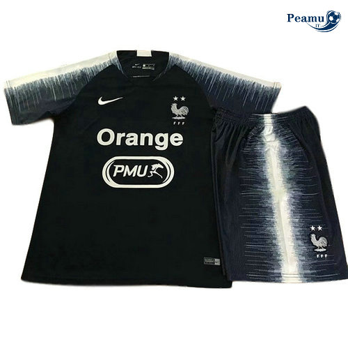 Maglia Calcio Francia Bambino set Formazione Blu navy 2019-2020