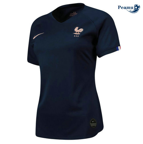 Maglia Calcio Francia Donna Prima Blu navy 2019-2020