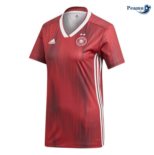 Maglia Calcio Germania Donna Seconda Rosso 2019-2020