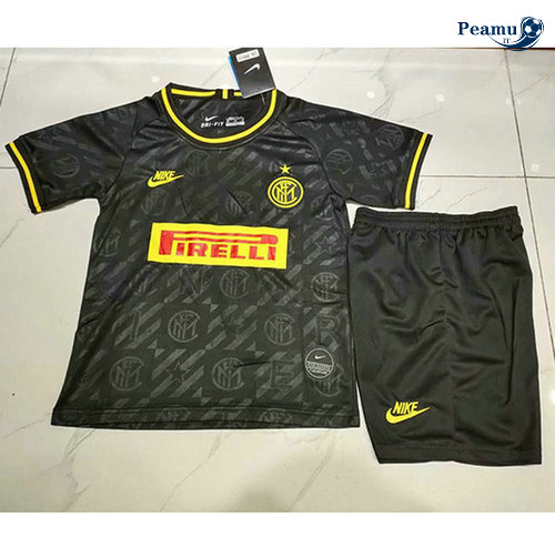 Maglia Calcio Inter Milan Bambino Terza Nero 2019-2020