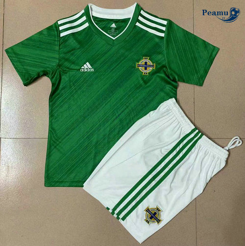 Maglia Calcio Irlanda del Nord Bambino UEFA Euro 2020-2021