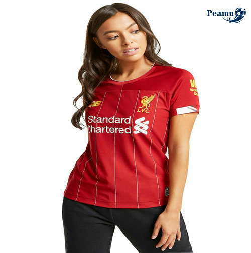 Maglia Calcio Liverpool Donna Prima Rosso 2019-2020