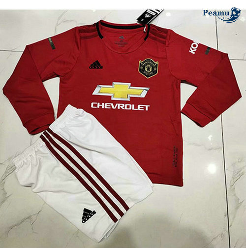Maglia Calcio Manchester United Bambino Prima Manica lunga 2019-2020