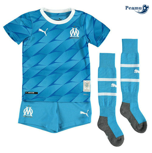 Maglia Calcio Marsiglia Bambino Seconda Azzurro 2019-2020