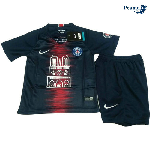 Maglia Calcio PSG Bambino Blu navy 2019-2020