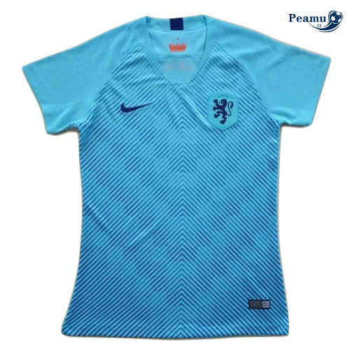 Maglia Calcio Paesi Bassi Donna Seconda Azzurro 2019-2020
