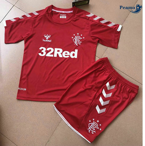 Maglia Calcio Rangers Bambino Terza Rosso 2019-2020