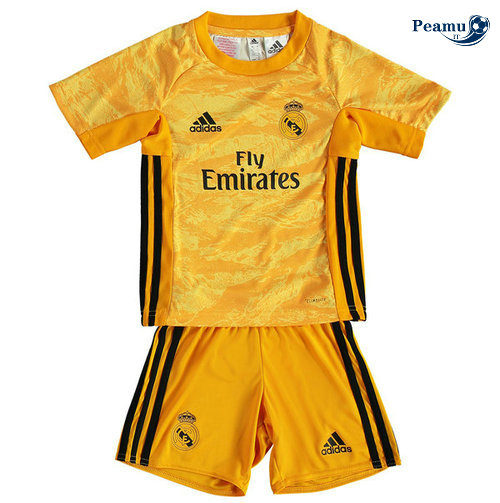Maglia Calcio Real Madrid Bambino Giallo 2019-2020