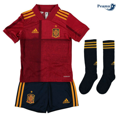Maglia Calcio Spagna Bambino Prima UEFA Euro 2020-2021