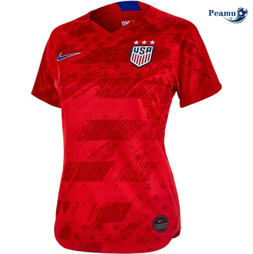 Maglia Calcio Stati Uniti Donna Seconda Rosso 2019-2020