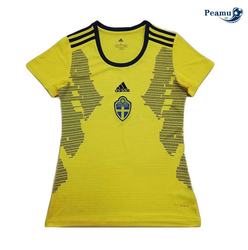 Maglia Calcio Svezia Donna Prima Giallo 2019-2020