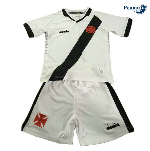 Maglia Calcio Vasco Bambino Prima Bianco 2019-2020