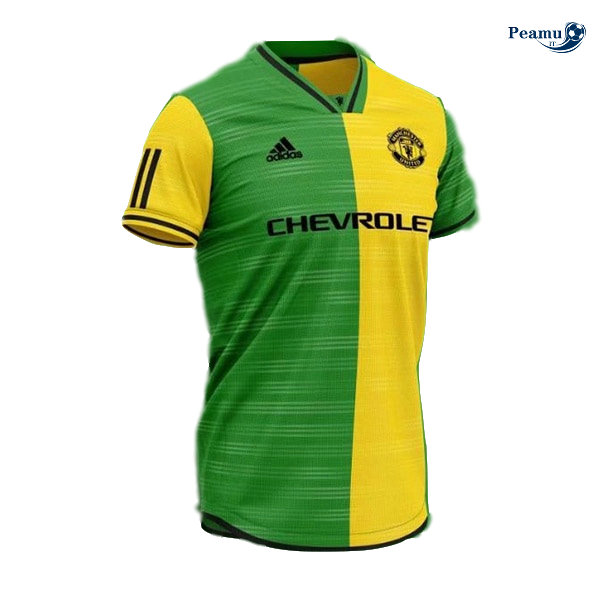 Maglia Calcio Manchester United Concept edition Giallo/Verde 2019-2020