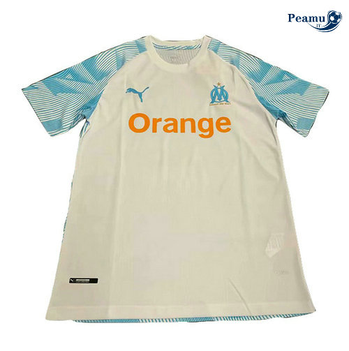 Maglia Calcio Marsiglia training Bianco/Azzurro 2019-2020