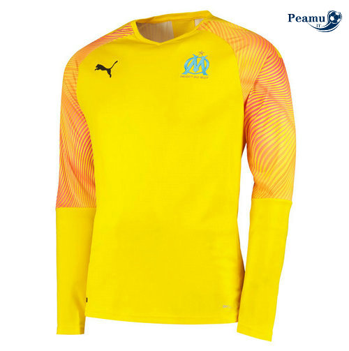 Maglia Calcio Marsiglia Prima Portiere Giallo 2019-2020