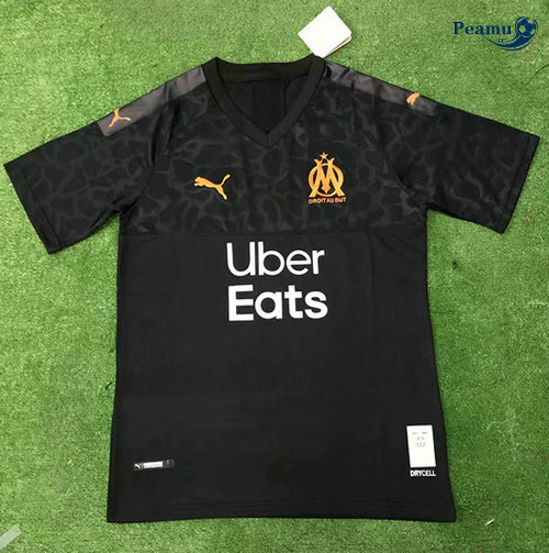 Maglia Calcio Marsiglia Uber Eats Terza Nero 2019-2020
