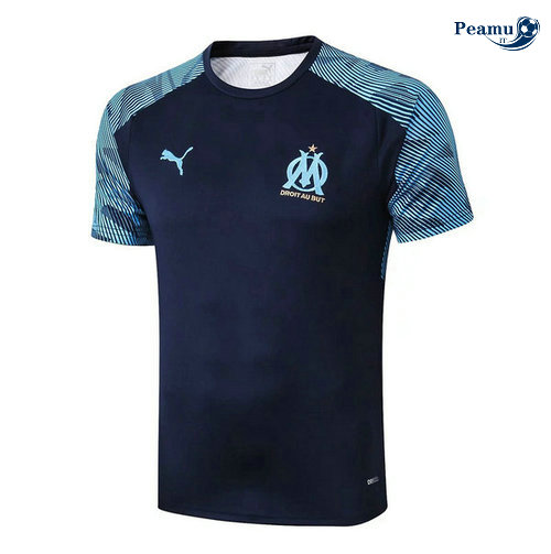 Maglia Calcio Marsiglia Pre-Match Azzurro 2019-2020