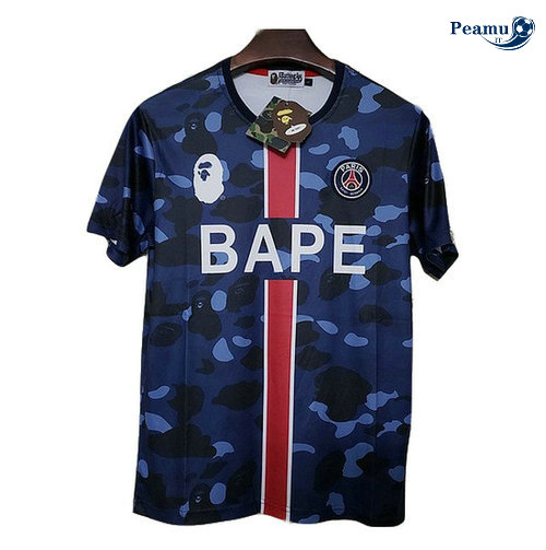 Maglia Calcio PSG BAPE popular logo Paris fashion 2019-2020