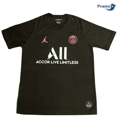Maglia Calcio PSG Jordan Nero 2019-2020