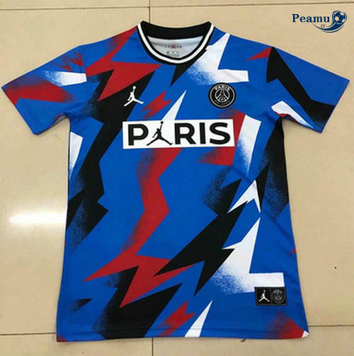 Maglia Calcio PSG Pre-Match Azzurro 2020-2021