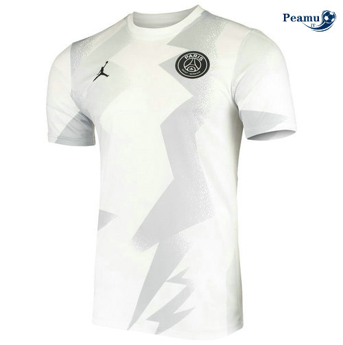 Maglia Calcio PSG Pre-Match Bianco 2020-2021