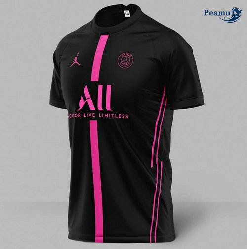 Maglia Calcio PSG Jordan 4ème concept Nero 2020-2021