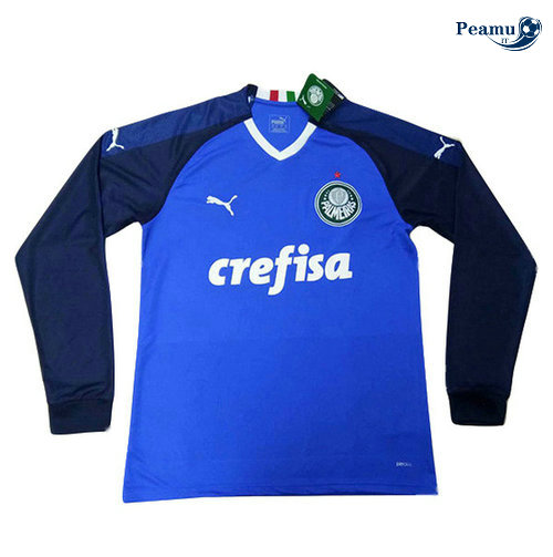Maglia Calcio Palmeiras Manica lunga Azzurro 2019-2020