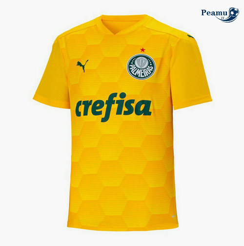 Maglia Calcio Palmeiras Prima Portiere Giallo 2020-2021